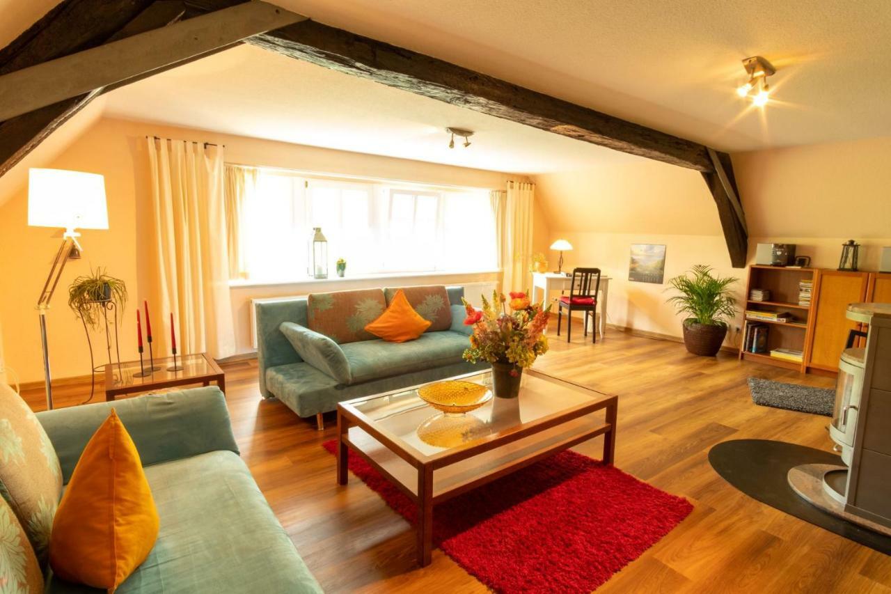 Gutshaus Von Bismarck Apartment An der Schmucke Bagian luar foto